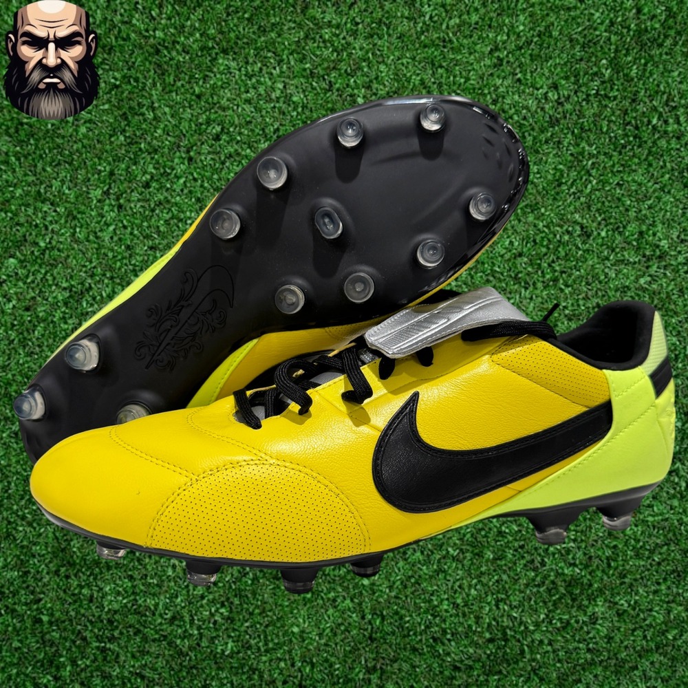 Nike Premier 3 Volt Ice Vibrant Yellow HM0265-700 Soccer Cleats Men's Size 11.5